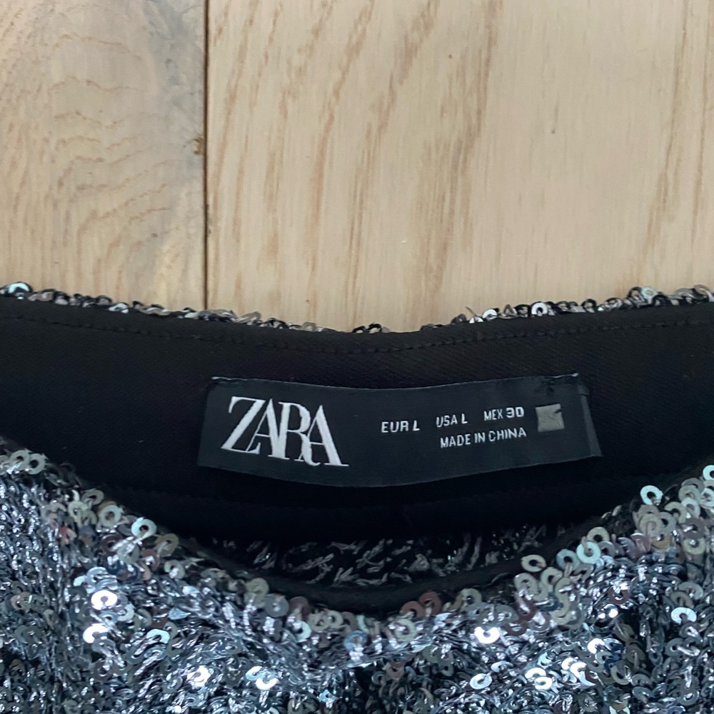 Zara Sequin Pants - Picture 3 of 4